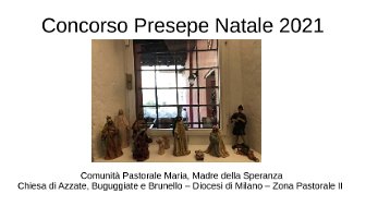 Concorso Presepe Natale 202104