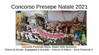 Concorso Presepe Natale 202110