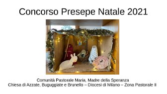 Concorso Presepe Natale 202111