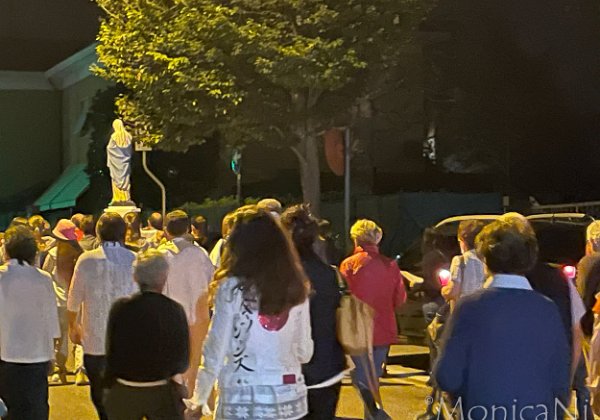 2022-09-12 - Azzate, Processione con la statua della Madonna