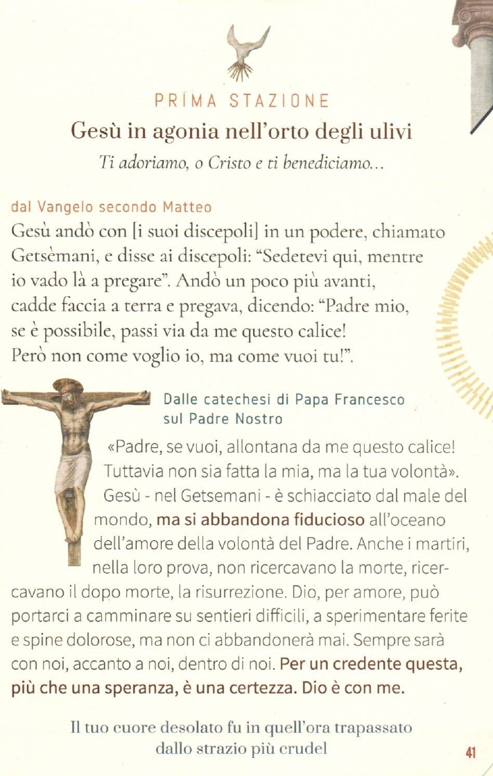 Testi della Via Crucis III settimana di Quaresima Comunità